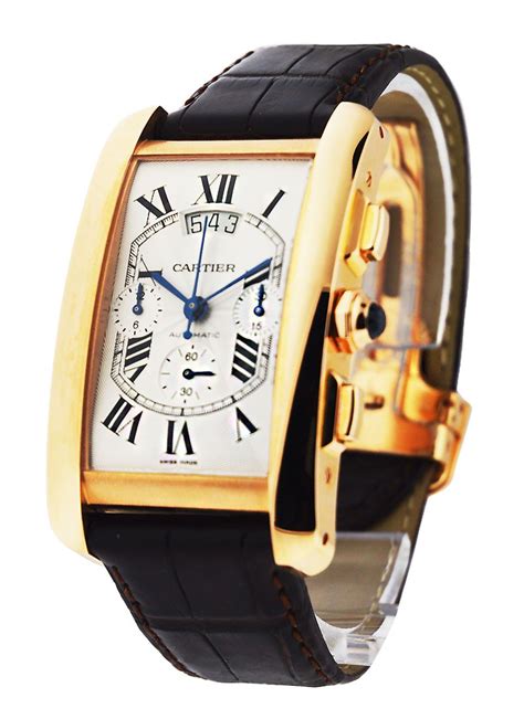 cartier rose gold watch tank|cartier tank americaine rose gold.